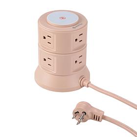 Griffin 10-Port Swivel Table Tower Surge Protector w/Wireless Charging