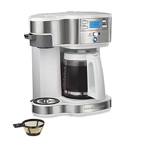 Hamilton Beach 2-Way Programmable Coffee Maker, Single-Serve or 12-Cup