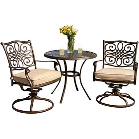 Hanover Traditions 3-Piece Bistro Dining Set