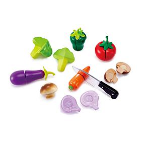 Hape Kitchen Food Playset Garden Vegetables, 9 Pieces