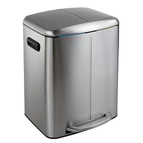 happimess Marco Rectangular 10.5-Gallon Trash Can with Soft-Close Lid