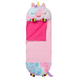 Happy Nappers: Pillow & Sleepy Sack: Large Rainbow Unicorn, 66" x 30"