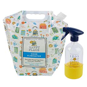 Happy Place 128 oz. Super Size Odor Eliminator with Glass Bottle