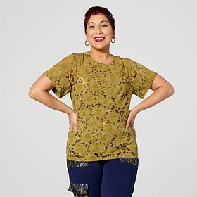 Harlem's Fashion Row x In Earnest by Byron Lars Burnout Top