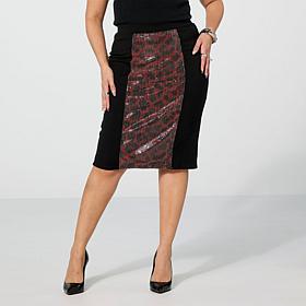 Harlem's Fashion Row x In Earnest by Byron Lars Printed Sequin Skirt