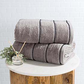 Hasting Home Bath Sheet Set - 2 Piece