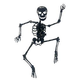 Haunted Hill Farm 2.3-Ft. LED Metal Skeleton Decoration with Stake ...