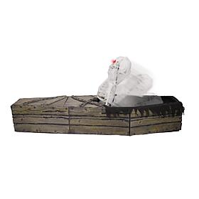 Haunted Hill Farm 5.2-Ft. Life Size Animated Reaper in Coffin Anima...