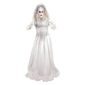 Haunted Hill Farm 5.5-Ft. Standing Double Face Bride Animatronic