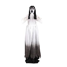 Haunted Hill Farm 5.9-Ft. Standing Raising Lady Animatronic