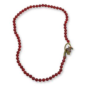 Heidi Daus "Dragon" Crystal 36" Bead Necklace