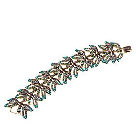 Heidi Daus "Dragonfly Artistry" Crystal Station Bracelet 