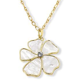 Heidi Daus Shell-Tastic Mother-of-Pearl Color Pendant Necklace
