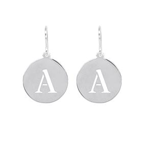 Heights Jewelers Sterling Silver Personalized Disc Earrings