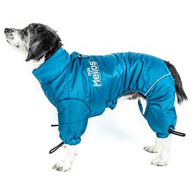 Helios Thunder-crackle Full-Body Waded-Plush Reflective Dog Jacket