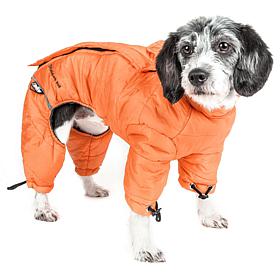 Helios Thunder-crackle Full-Body Waded-Plush Reflective Dog Jacket