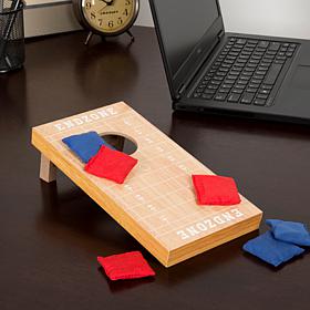 Hey! Play! Tabletop Cornhole Game - Football Field Theme