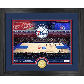 Highland Mint Limited Edition NBA Philadelphia Sixers  Court Photo ...