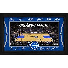 Highland Mint Orlando Magic Signature Court 12" x 20" Wood Frame