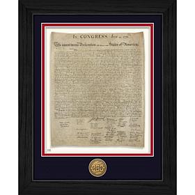 Highland Mint USA 250th Anniversary Declaration of Independence Frame