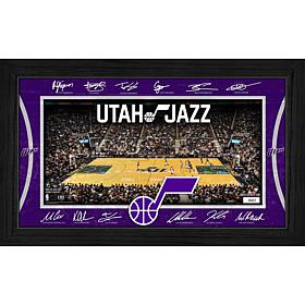 Highland Mint Utah Jazz Signature Court Limited Edition Print