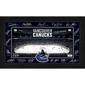 Highland Mint Vancouver Canucks 2025–26 Signature Rink 12" x 20"