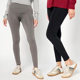 HUE 2-pack Fleece-Lined Legging