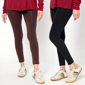 HUE 2-pack Fleece-Lined Legging