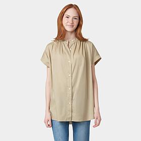 HUE Button-Front Tunic