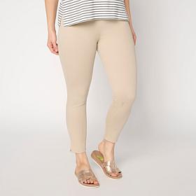 HUE Classic Denim Skimmer Legging with Side Slits