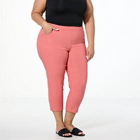 HUE Everyday Stretch Knit Pull-On Capri Pant