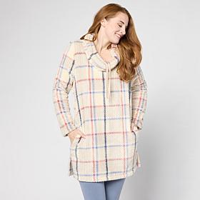 HUE Plush & Cozy Cowl Neck Lounger