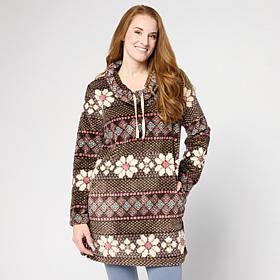 HUE Plush & Cozy Cowl Neck Lounger