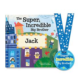 I See Me Super Incredible Big Brother Personalized Storybook and Medal