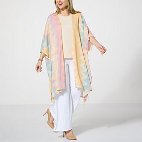 IMAN Global Chic Shimmering Glam Set: Topper & Foil Tank Duo