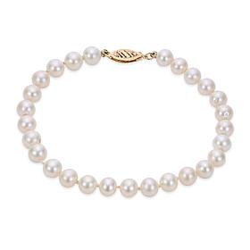 Imperial Pearls 14K 6-6.5mm Cultured Freshwater Pearl 7-1/2" Bracelet