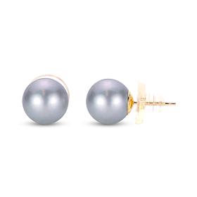 Imperial Pearls 14K 9mm-10mm Cultured Freshwater Pearl Stud Earrings