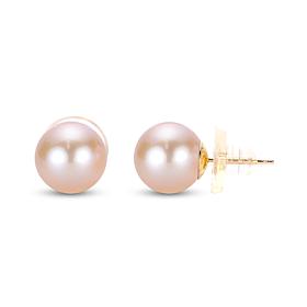 Imperial Pearls 14K 9mm-10mm Cultured Freshwater Pearl Stud Earrings