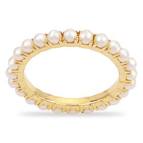 Imperial Pearls 14K Gold Cultured Freshwater Seed Pearl Stack Ring