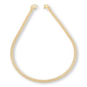Imperial Silver 20" Diamond-Cut Wheat Chain with Sapphire Accents