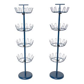 Improvements 2-pack - 4 Tier Adjustable Shoe Racks