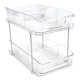 Improvements 2-Tier Organizer with Removable Dividers