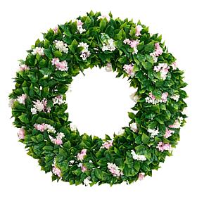 Improvements 21" Faux Crepe Myrtle Wreath