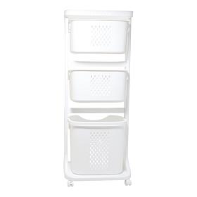 Improvements 3-Tier Utility Basket Set with Handles