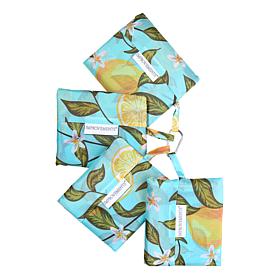 Improvements 4-pack Ripstop Foldable Grocery Totes with Carabiner