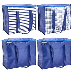Improvements 7-Gallon Zippered Totes Set of 4