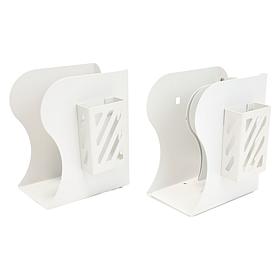 Improvements Expandable Metal Bookshelf - Set of 2