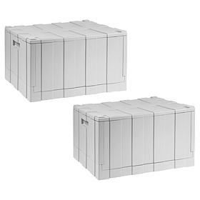 Improvements Heavy Duty Large Capacity Storage Box - 2-pack