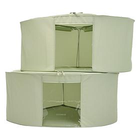 Improvements Set of 2 Large Corner Storage Boxes