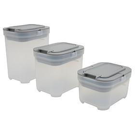 Improvements Set of 3 Pantry Storage Containers